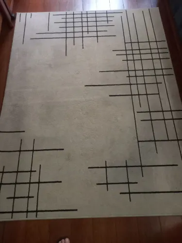 Tapete cor bege Marca São Carlos - 1 50 X 2,00 m.