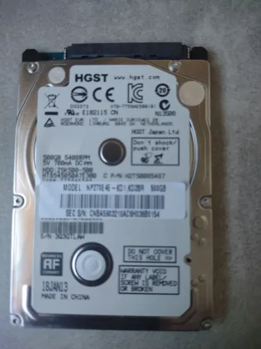 HD notebook 500GB