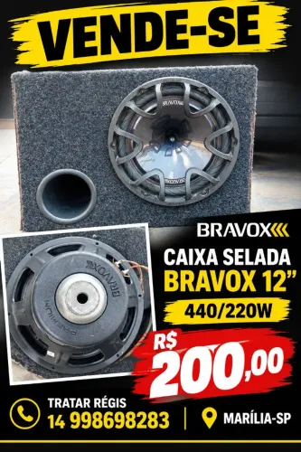 CAIXA SELADA BRAVOX 12