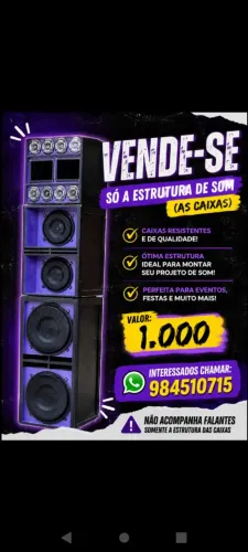 Vende se essa estrutura NOVA