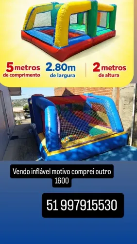 Inflável dois em 1 