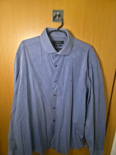 Camisa Aramis - azul - Tamanho G slim fit