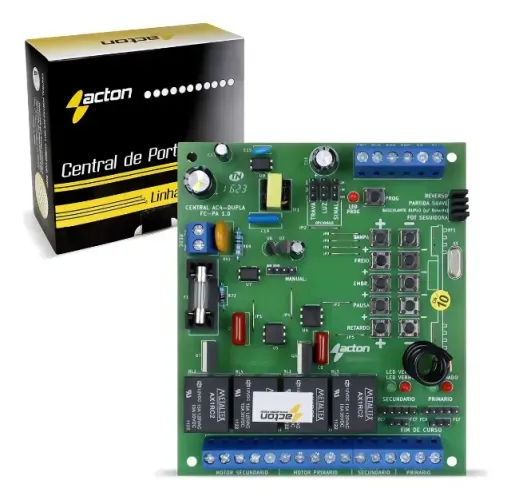 Central de Comando Acton AC4 para Motores Pivotantes e Basculantes Central de Comando Act