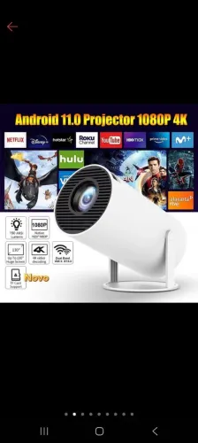 Projetor 4k HD 150 polegadas 