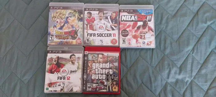Jogos de PS3 ? GTA IV, FIFA, NBA 2K11 e Dragon Ball Z