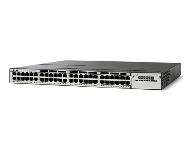Switch Cisco Catalyst Ws-c3750x-48p 48 portas 10/100/100 PoE+ 1 fonte 350w