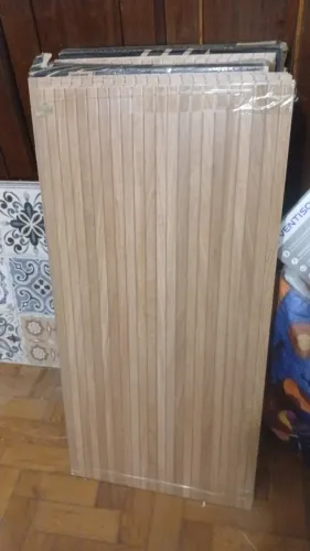 Oportunidade / Desapego: 53 Peças de Revestimento Ripado Amadeirado (45x90 cm) - NOVOS!