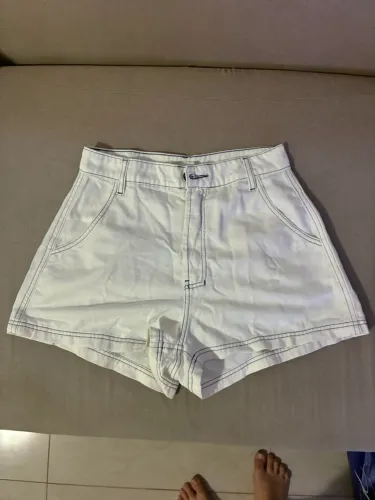 Short Jeans Branco da marca Dress To