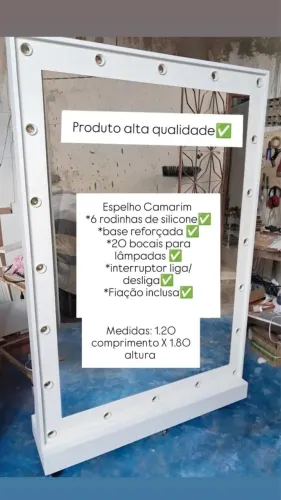 Espelho Camarim 1,20 cm