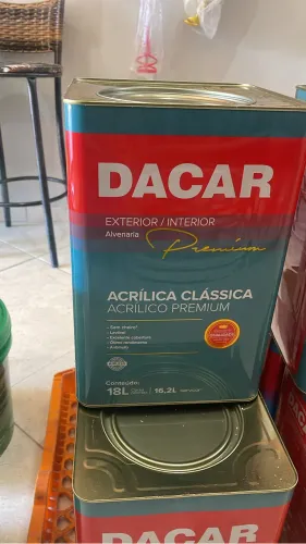 Tinta acrílica clássica premium  Dacar 16 L