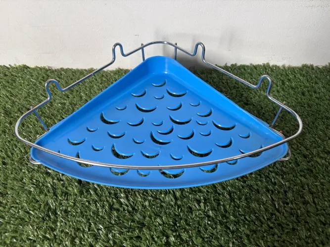 Suporte Usado Porta Shampoo Sabonete para Box Banheiro Plástico 