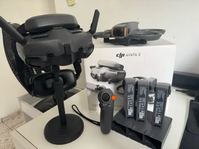 VENDO DJI AVATA 2 FLY MORE COMBO 4K | KIT COMPLETO COM 3 BATERIAS