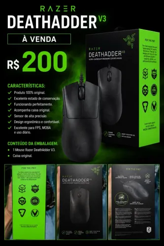 MOUSE RAZER DEATHADDER V3 