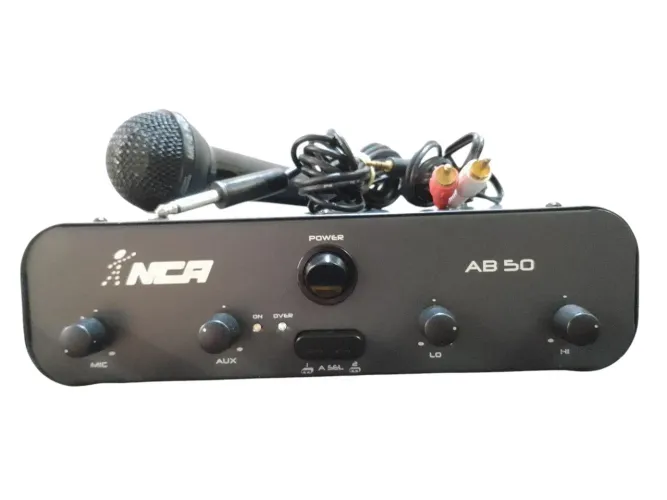 Amplificador receiver 50w som ambiente 