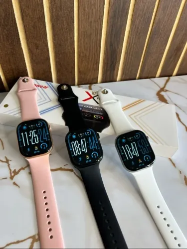  SMARTWATCH SERIE 10 PRETO/PRATA/ROSE A PROVA DE AGUA 