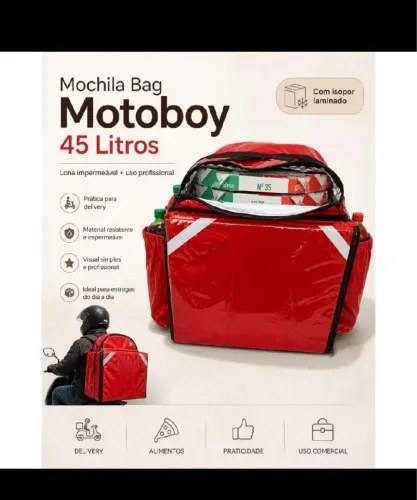 Bag 45l muito nova usado apenas 1 mes 