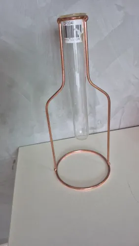 Vaso decorativo tubo de ensaio