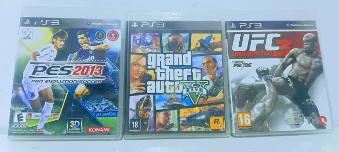 Kit combo 3 jogos originais Play 3 PS3