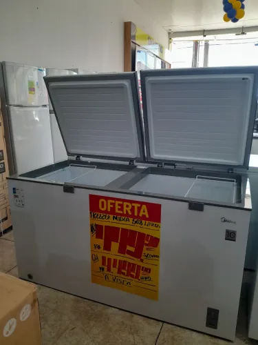 Promoção de freezer midea vários tamanhos