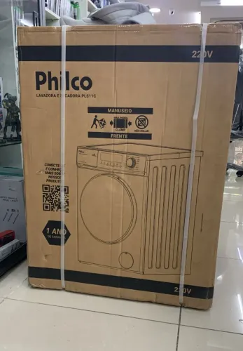 Lava e Seca Philco 11kg - Titanium 220V - Nova, Lacrada, com Nota Fiscal