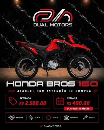 HONDA NXR BROS 160 2025 - ALUGUEL COM INTENÇÃO DE COMPRA