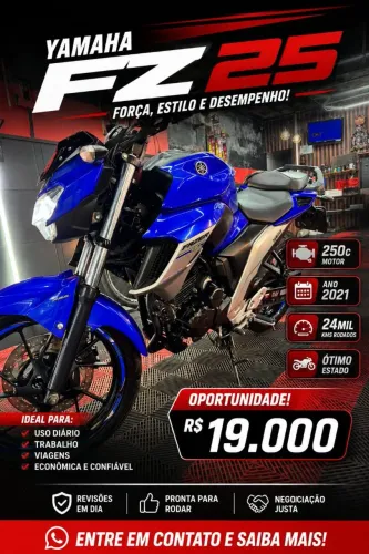 Yamaha FZ25 ano 2021