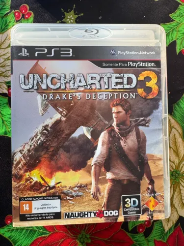 Uncharted 3 Drake?s Deception PS3 Original Mídia Física