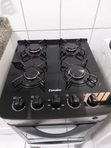 Fogão 4 bocas Esmaltec Inox Bivolt