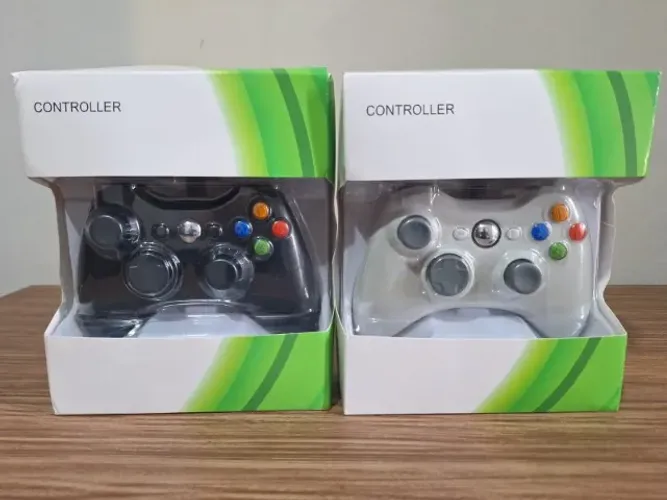 Controle Xbox 360 e PC - NOVO NA CAIXA COM FIO