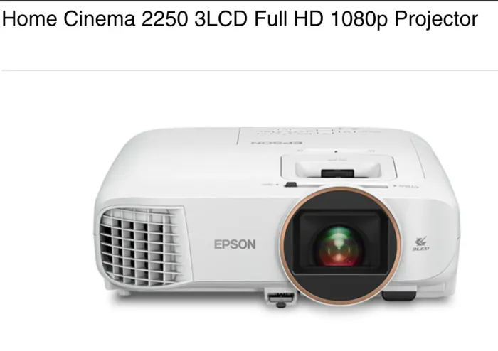 Projetor Epson Home Cinema 2250 3LCD Full HD 1080p