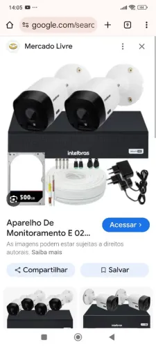 Kit de câmera de vigilância Intelbras