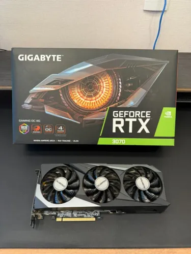 Placa de Vídeo Gigabyte GeForce RTX 3070 Gaming OC 8GB GDDR6 - Excelente Estado