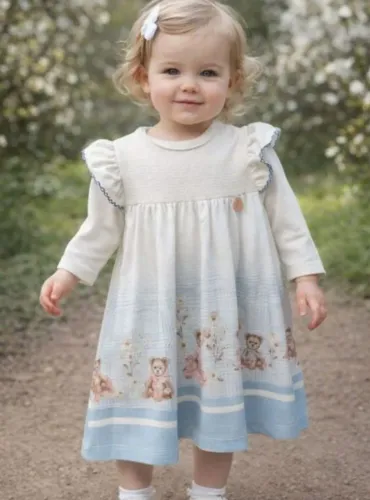 Vestido manga longa Kiko Xodó 