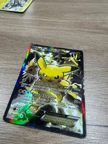 Carta Pókemon - Pikachu EX XY124