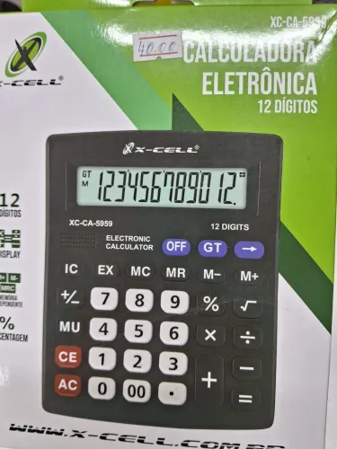 Calculadora X-Cell 12 digitos XC-CA-5959