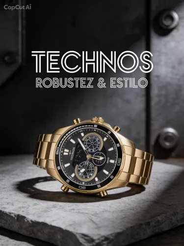 Relógio techno's semi novo
