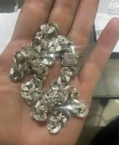 Corrente de prata 55 gramas
