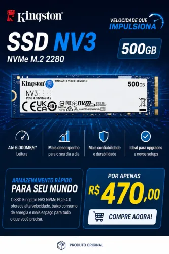 NVME KINGSTON 500GB