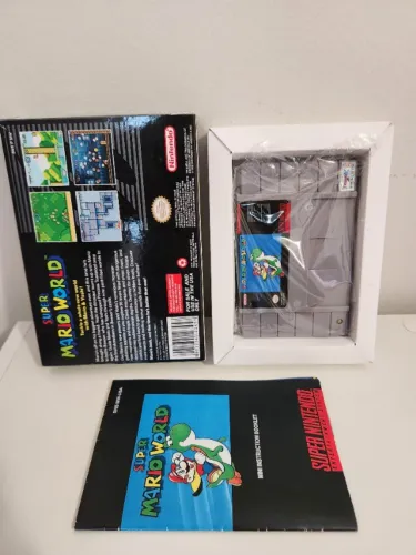 Cartucho Super Nintendo Super Mario World
