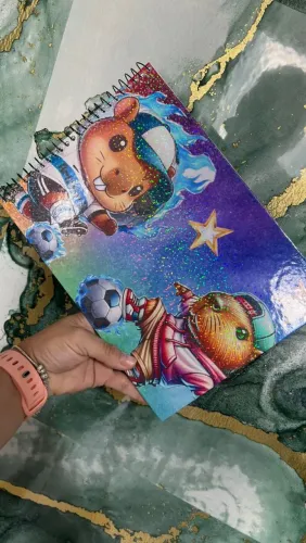 Caderno personalizado com aspiral