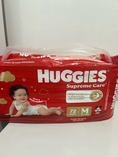 Fraldas Huggies Supreme Care - M - Fita