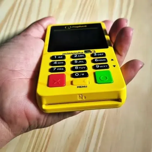 Máquina Minizinha Chip 3 ( PagSeguro ) - 5 anos de garantia 