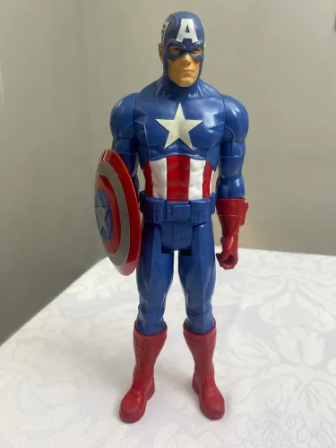Boneco capitão América marvel hasbro