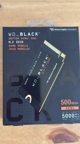 SSD Wd Black 500 GB NVME Novo