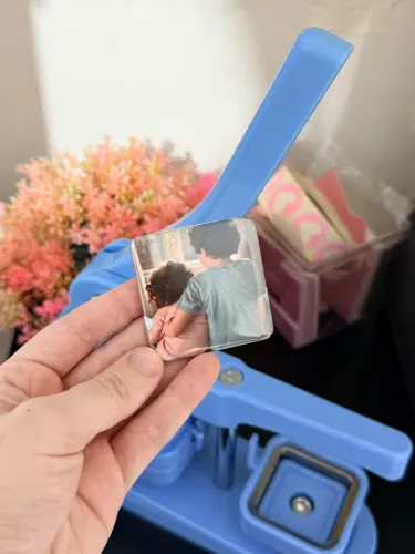 Foto Imã Personalizado Eternização 5x5cm