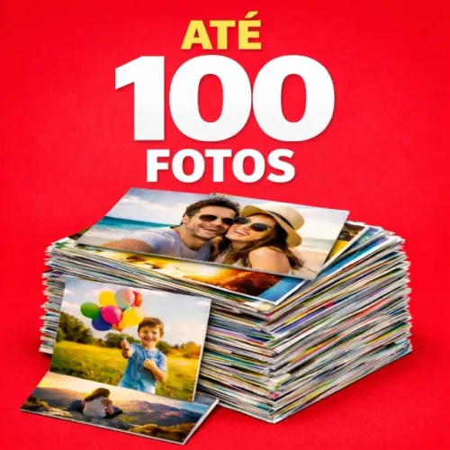 Revelação/IMPRESSAO de fotos 10x15 100 UNIDADE