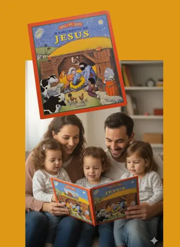LIVRO INFANTIL O NASCIMENTO DE JESUS