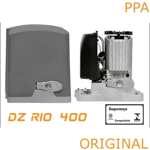 kit motor de portao dz stark luxvision 10s 400 kilo+acessorios 02 controle.