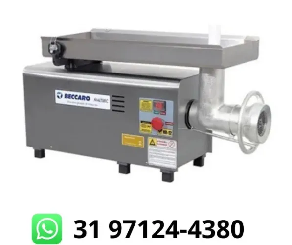 Moedor de Carnes Boca 22 Inox Beccaro