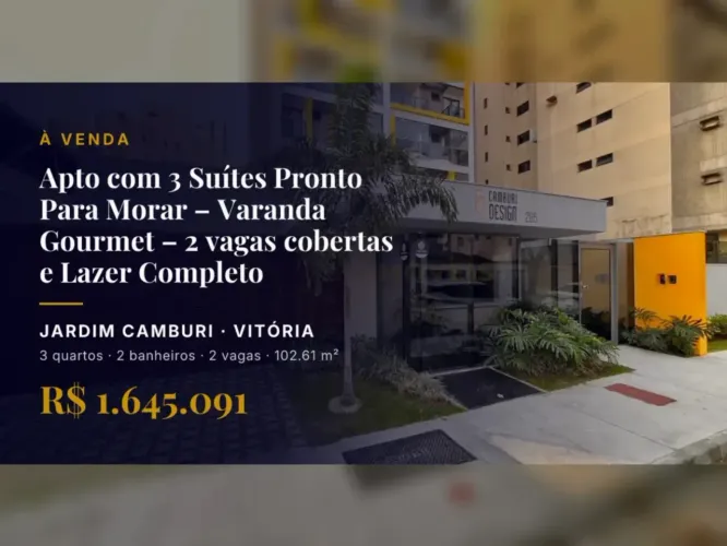 Não Perca Esta Oportunidade em Jardim Camburi: Apto com 3 Suítes!